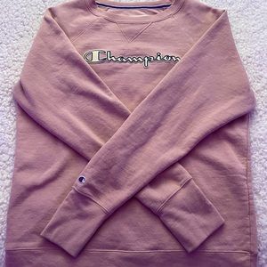 CHAMPION Pink Crew Neck